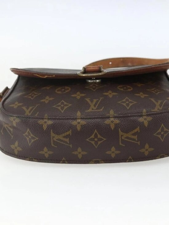 LOUIS VUITTON Monogram Saint Cloud GM Shoulder Bag M51242 LV  LOUIS VUITTON Monogram Saint Cloud GM Shoulder Bag M51242 LV Auth